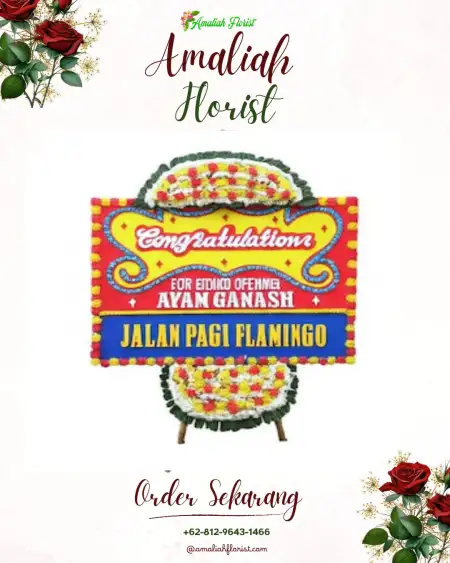 Sewa Papan Bunga Sayung